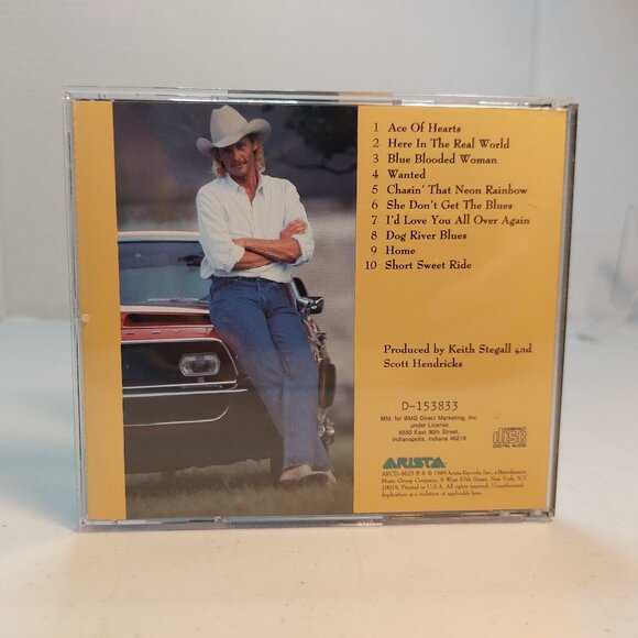Alan Jackson ~ Here in the Real World (Music CD, 1990) - Picture 3 of 3
